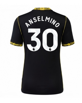 Chelsea Aaron Anselmino #30 Maglia Gara Trasferta Repliche 2026-27 Donna Maniche Corte Chelsea Aaron Anselmino #30 Maglia Gara Trasferta Repliche 2026-27 Donna Maniche Corte